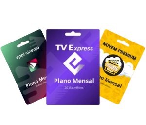 Recarga TVExpress + Eppi + Nuvem - Mensal